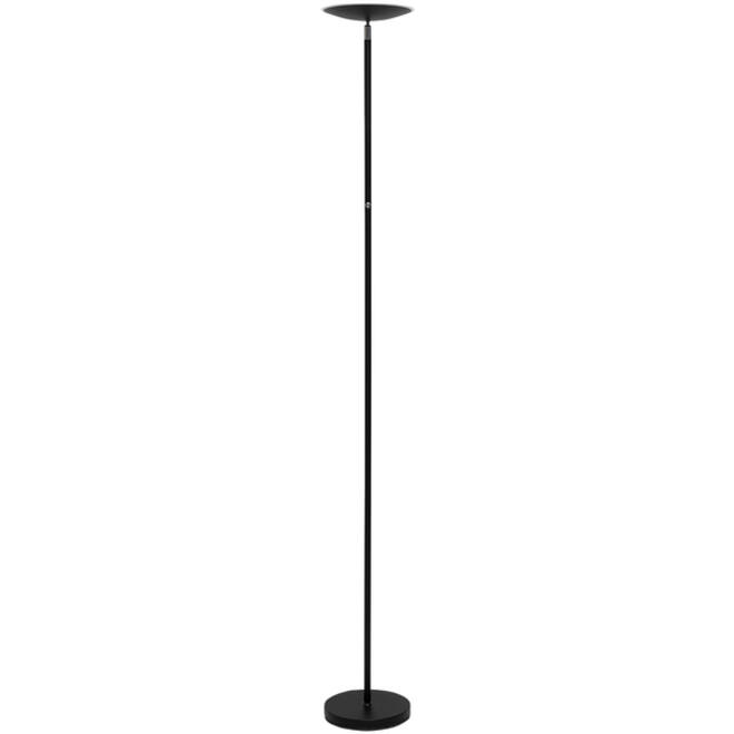 Vloerlamp MAUL Sphere LED dimbaar hoog 183cmzwart