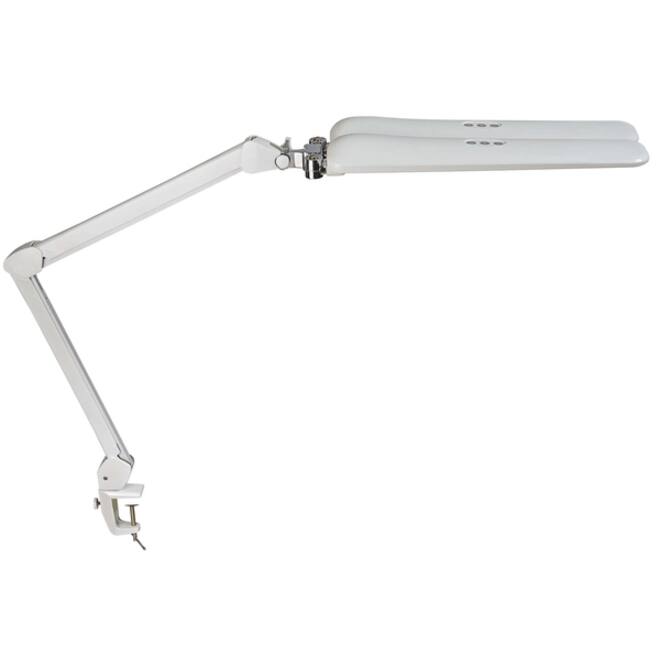 Werkpleklamp MAUL Craft duo LED tafelklem dimbaar wit