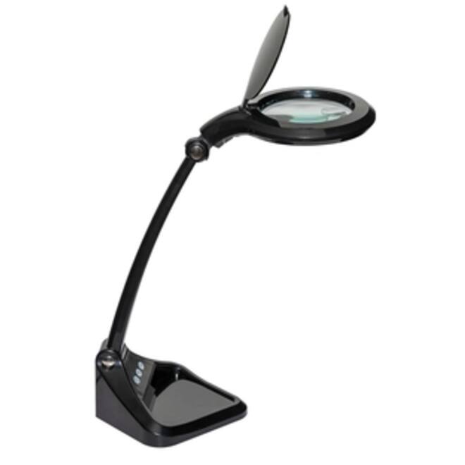 Loeplamp MAUL Iris LED dimbaar zwart