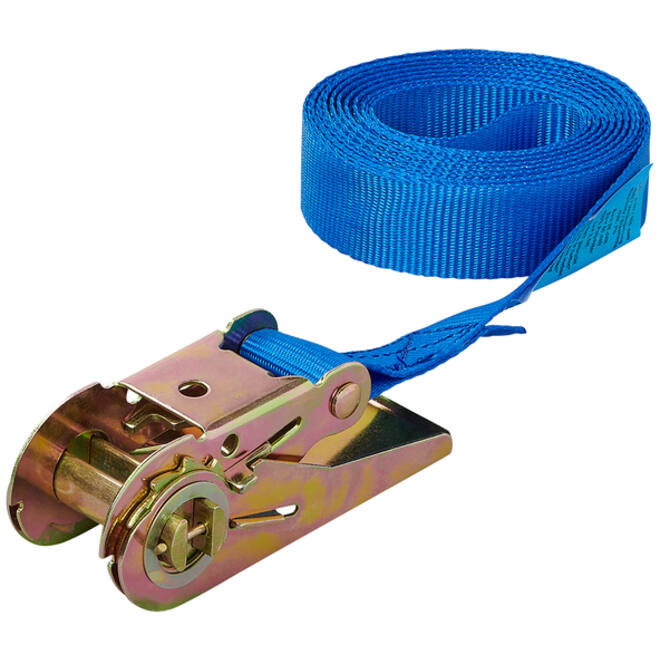 Spanband ProPlus blauw met ratel 3,5m