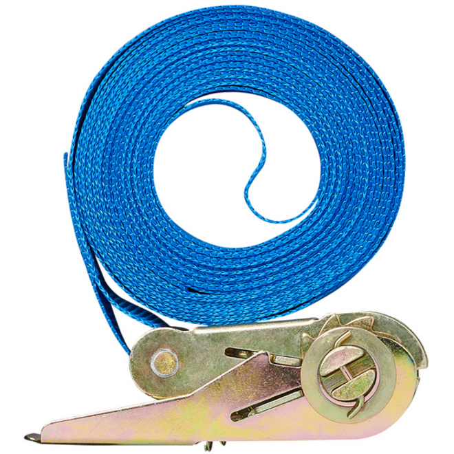 Spanband ProPlus blauw met ratel 5m