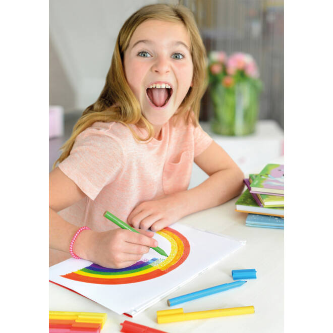 Kleurstift Faber-Castell Connector assorti cadeauset à 80 stuks