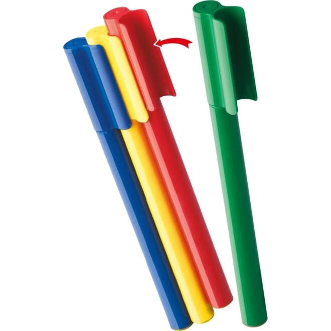 Kleurstift Faber-Castell Connector assorti koffer à 60 stuks