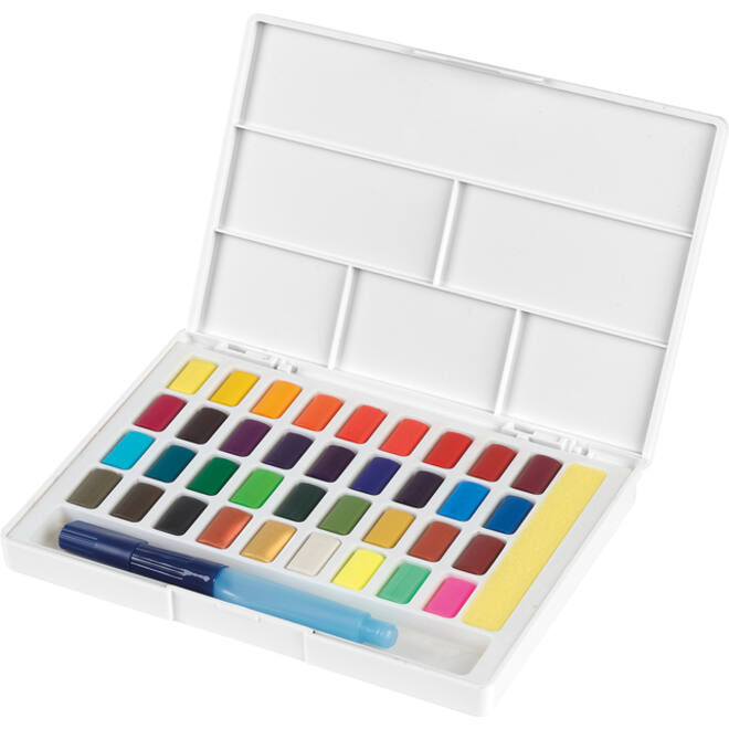Waterverf Faber-Castell assorti palet à 36 stuks