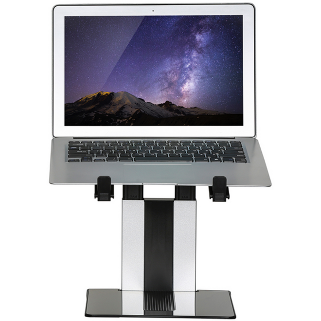 Laptopstandaard Neomounts NSLS200 opvouwbaar zwart- zilver