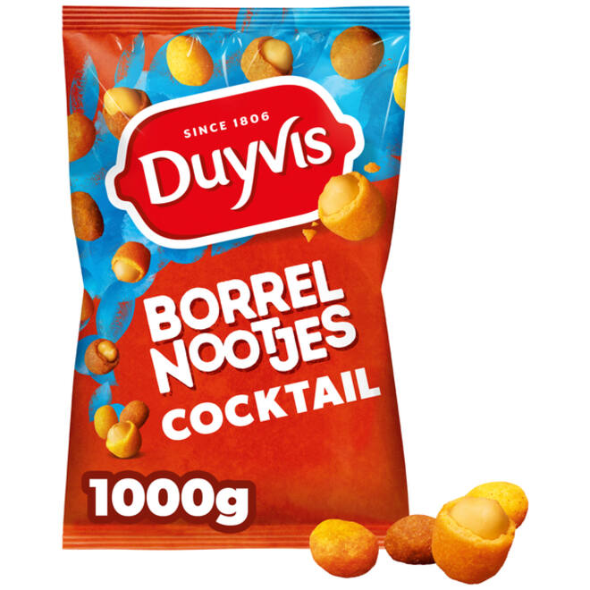 Borrelnootjes Duyvis cocktail zak 1000 gram