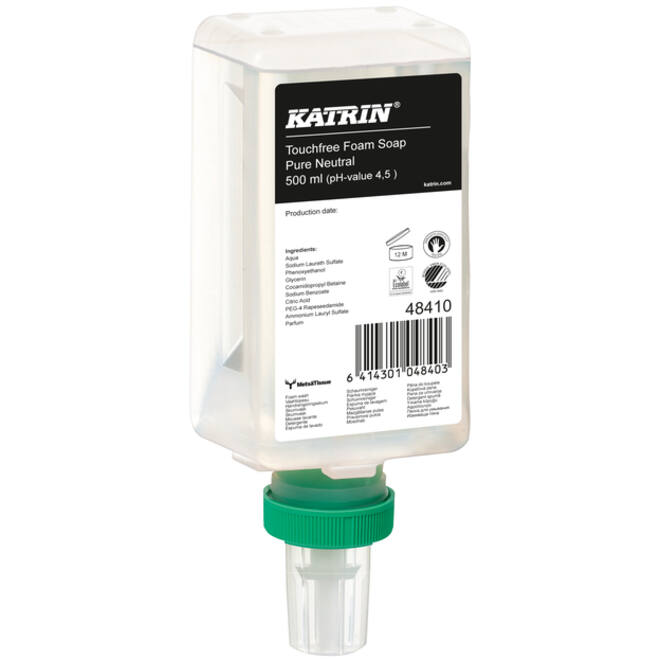 Handzeep Katrin Touchfree Foam Pure Neutral 500ml 48410