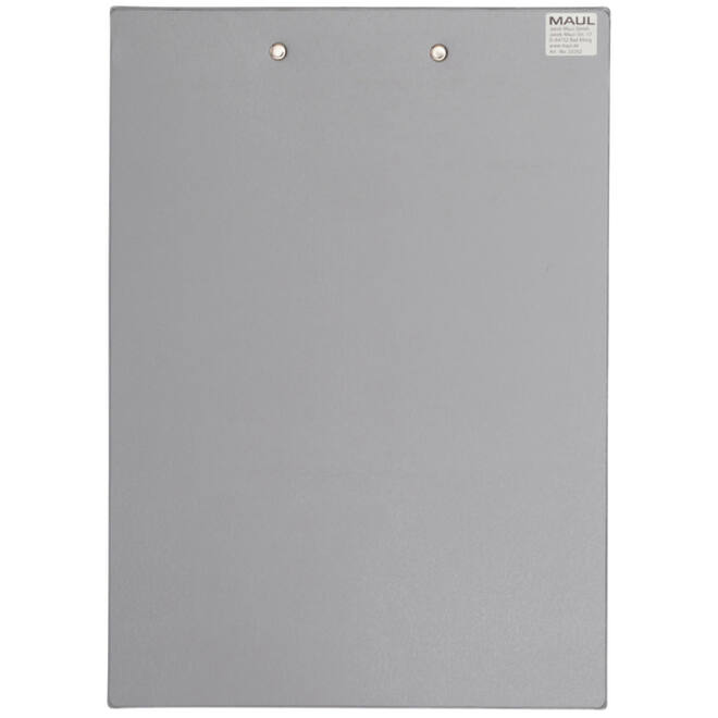 Klembord MAUL A4 staand PVC zilvergrijs