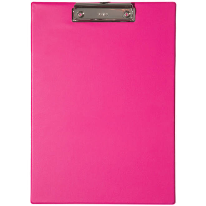 Klembord MAUL A4 staand PVC neon roze