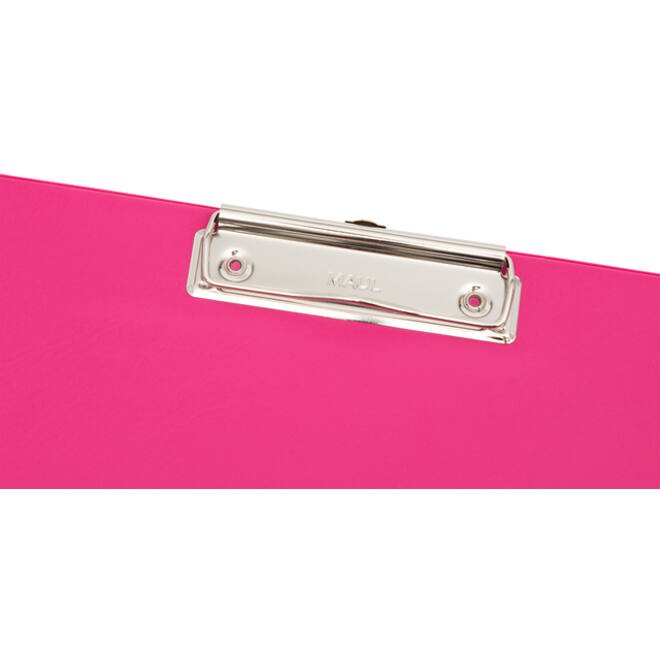 Klembord MAUL A4 staand PVC neon roze