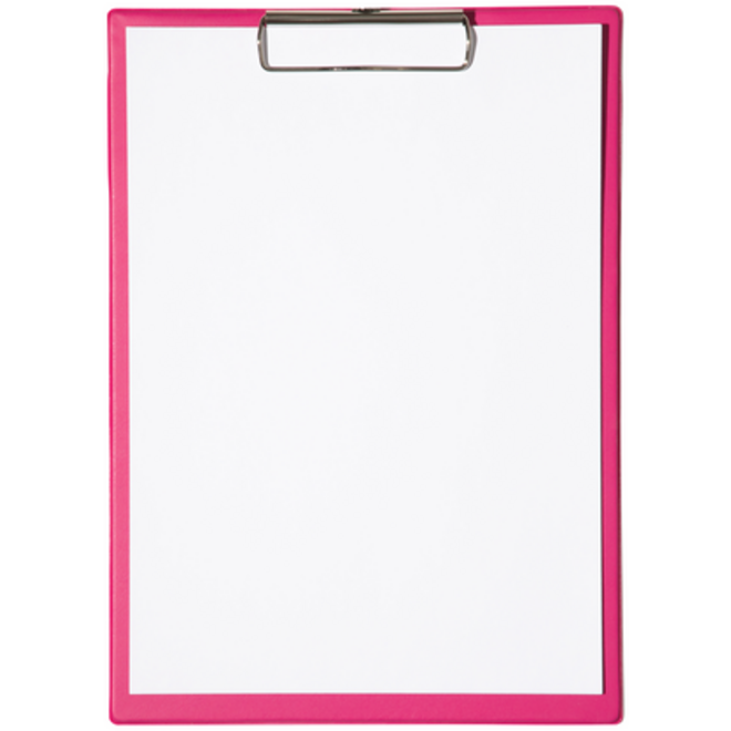 Klembord MAUL A4 staand PVC neon roze