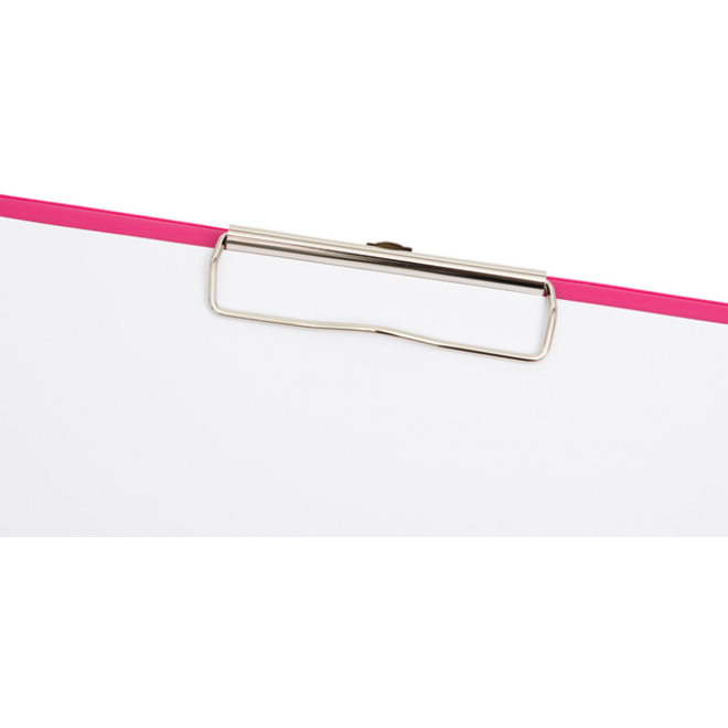 Klembord MAUL A4 staand PVC neon roze