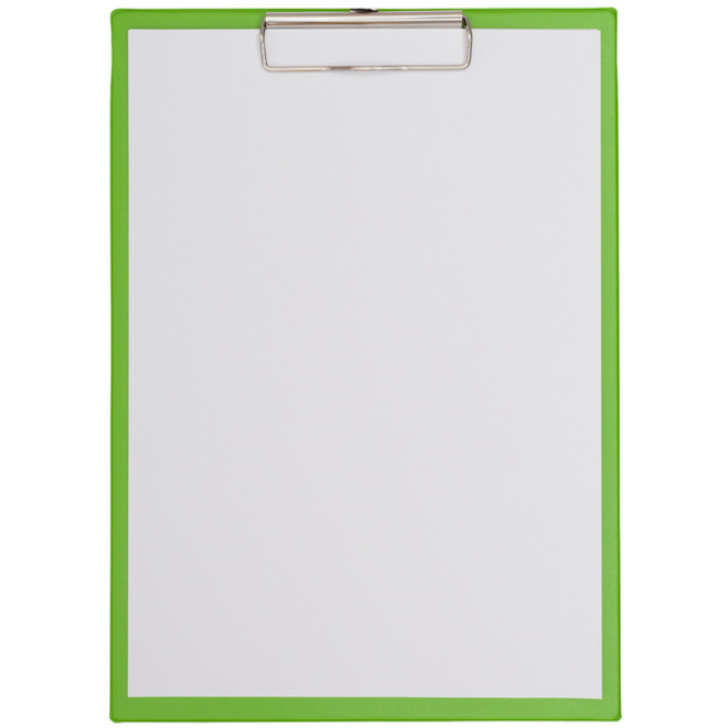 Klembord MAUL A4 staand PVC neon groen
