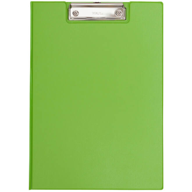 Klembordmap MAUL A4 staand met penlus PVC neon groen