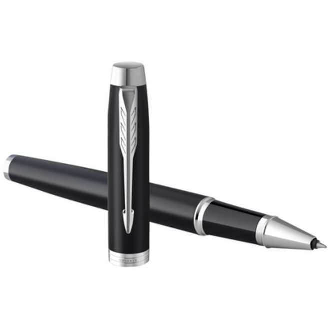 Rollerpen Parker IM matte black CT fijn