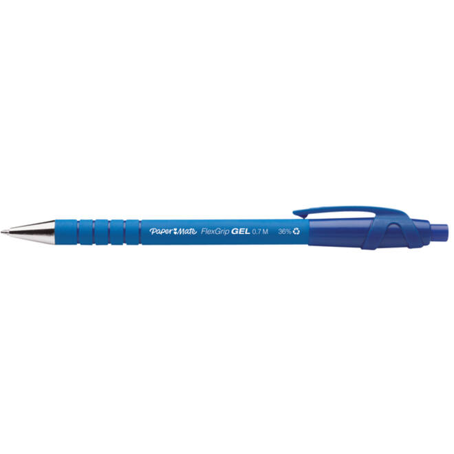 Gelschrijver Paper Mate FlexGrip medium blauw