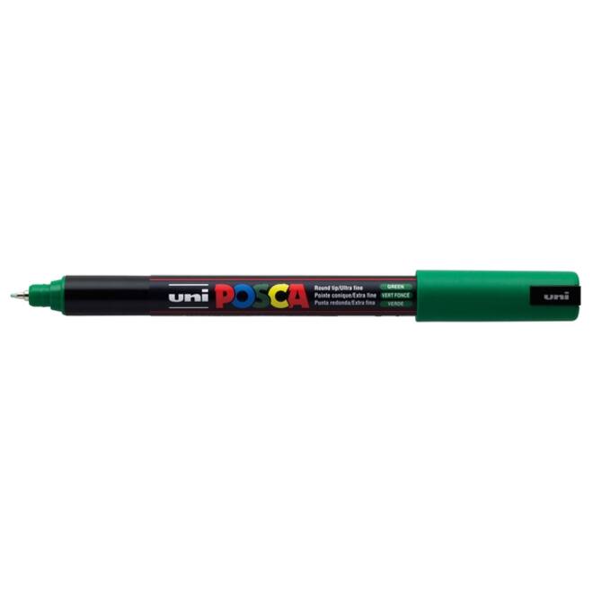 Verfstift Posca PC1MR extra fijn donkergroen