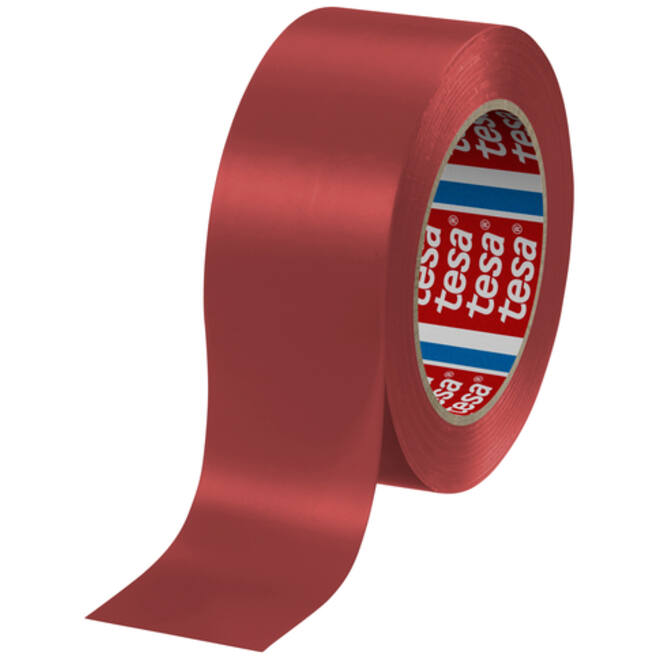 Vloermarkeringstape Tesa 04169 50mmx30m rood
