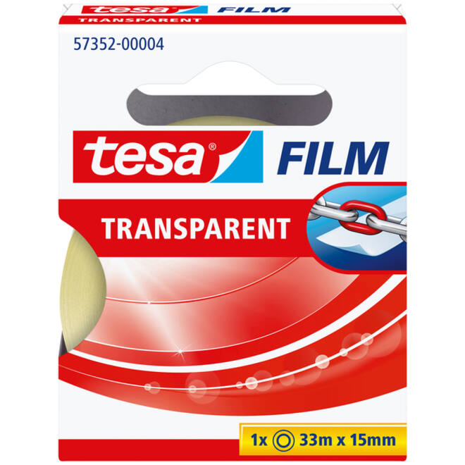 Plakband tesafilm® 33mx15mm Transparant in doosje