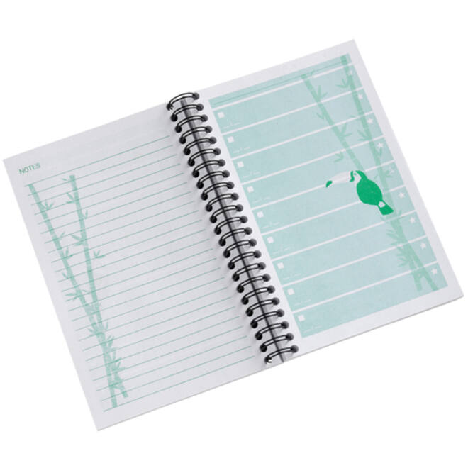Things to do Djois Atlanta recycled papier Jungle 125x195mm 100 vel 70gr groen 2 stuks
