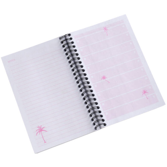 Things to do Djois Atlanta recycled papier Tropical 125x195mm 100 vel 70gr roze 2 stuks