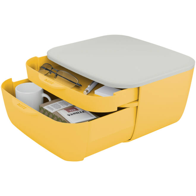 Ladenblok Leitz Cosy 2 laden geel