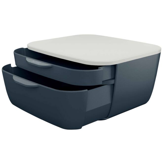 Ladenblok Leitz Cosy 2 laden grijs