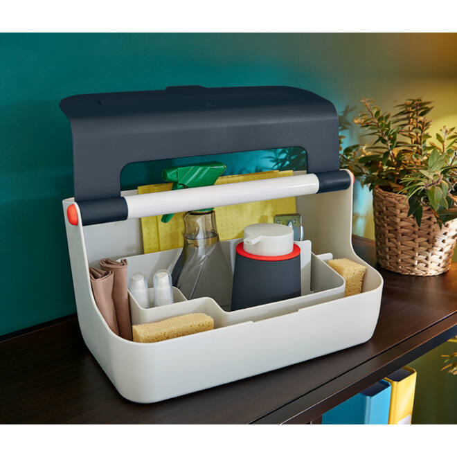 Opbergbox Leitz Cosy draagbaar kunststof grijs