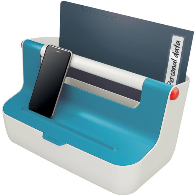 Opbergbox Leitz Cosy draagbaar kunststof blauw