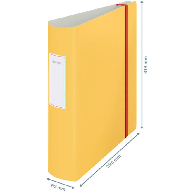 Ordner Leitz Cosy Active 180° 82mm PP A4 warm geel