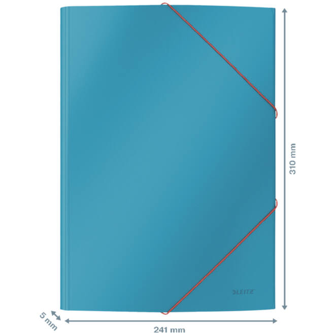 Elastomap Leitz Cosy A4 3-kleps blauw
