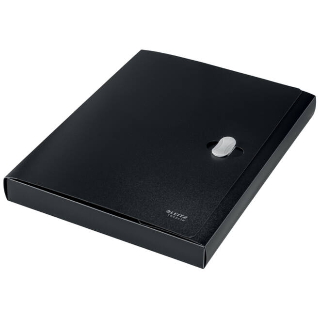 Documentenbox Leitz Recycle A4 PP zwart