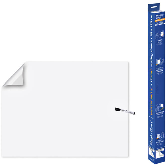 Magic-Chart Legamaster whiteboard XL 90x120cm wit