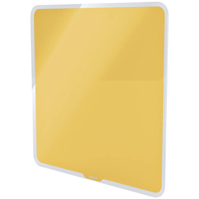Glasbord Leitz Cosy magnetisch 450x450mm geel