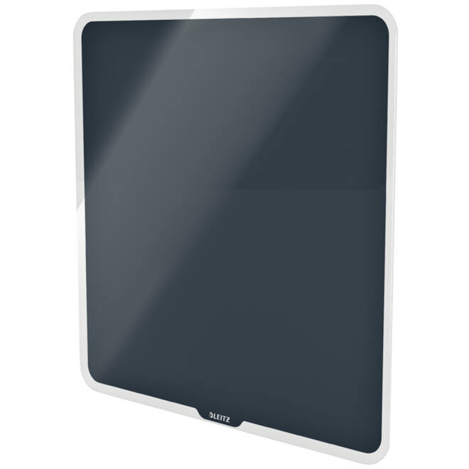 Glasbord Leitz Cosy magnetisch 450x450mm grijs