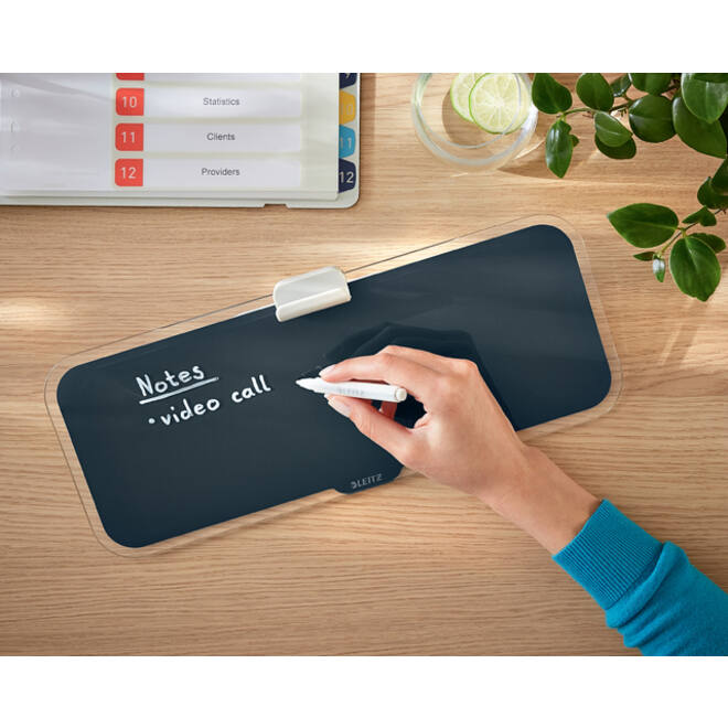 Glas Desktop Pad Leitz Cosy grijs