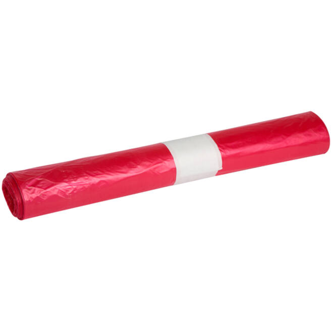 Afvalzak Powersterko HDPE T25 70x110cm 120L rood