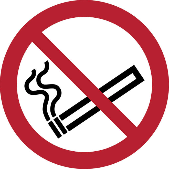 Pictogram bordje Djois Rookverbod Ø200mm rood