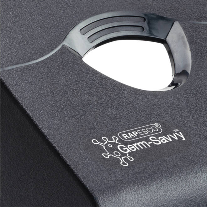 Perforator Rapesco HD865-P antibacterieel 2-gaats zwart
