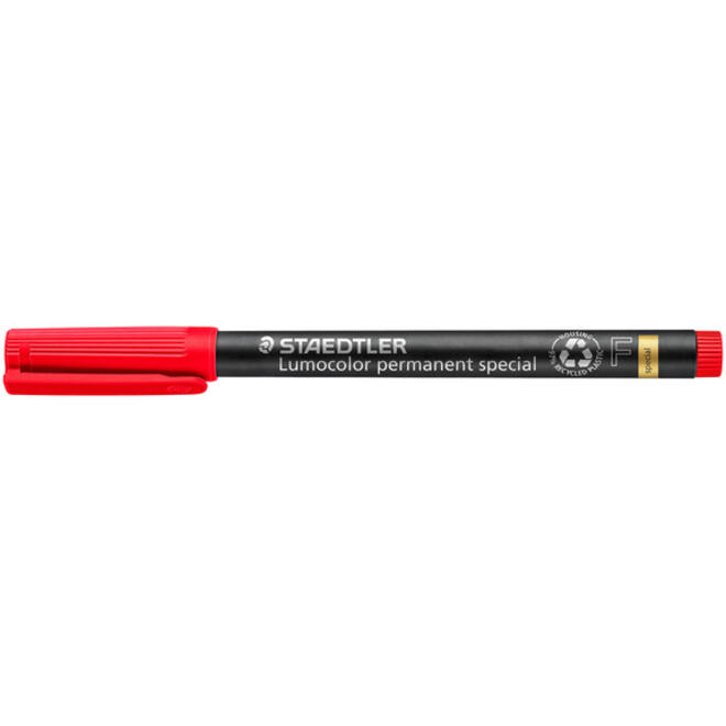 Viltstift Staedtler Lumocolor 319 special permanent F rood