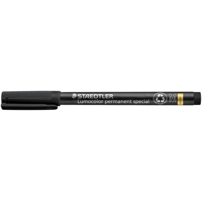 Viltstift Staedtler Lumocolor 319 special permanent M zwart