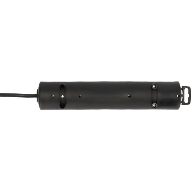 Stekkerdoos Brennenstuhl Comfort Plus 4 voudig inclusief platte stekker 2 meter zwart