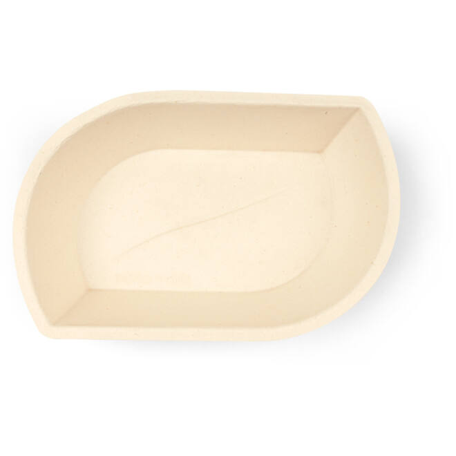 Snackbakje IEZZY A9 suikerriet PFAS-vrij 150x99x36mm 50 stuks