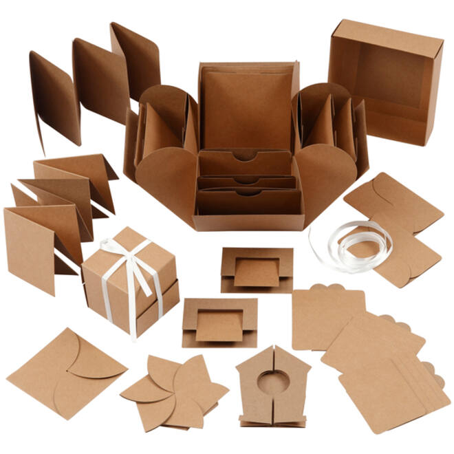 Explosion box Creativ Company 12x12x12cm naturel