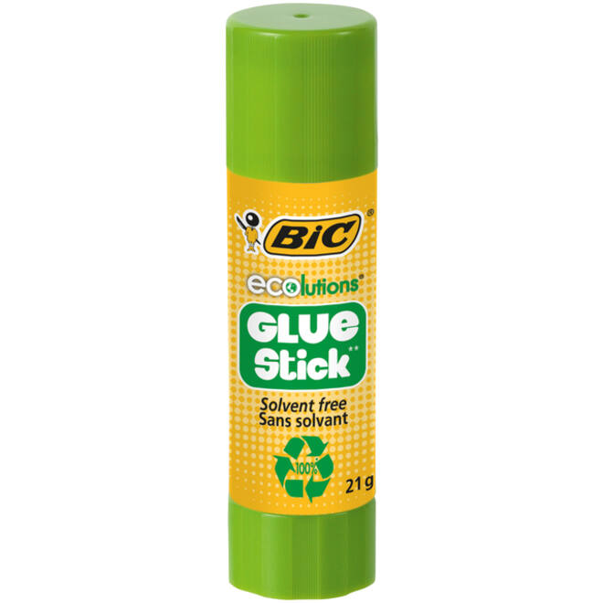 Lijmstift Bic ecolutions 21gr doos à 12+8 gratis