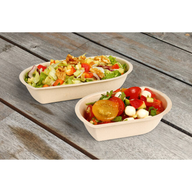 Snackbakje IEZZY A50 suikerriet PFAS-vrij 210x144x36mm 50 stuks