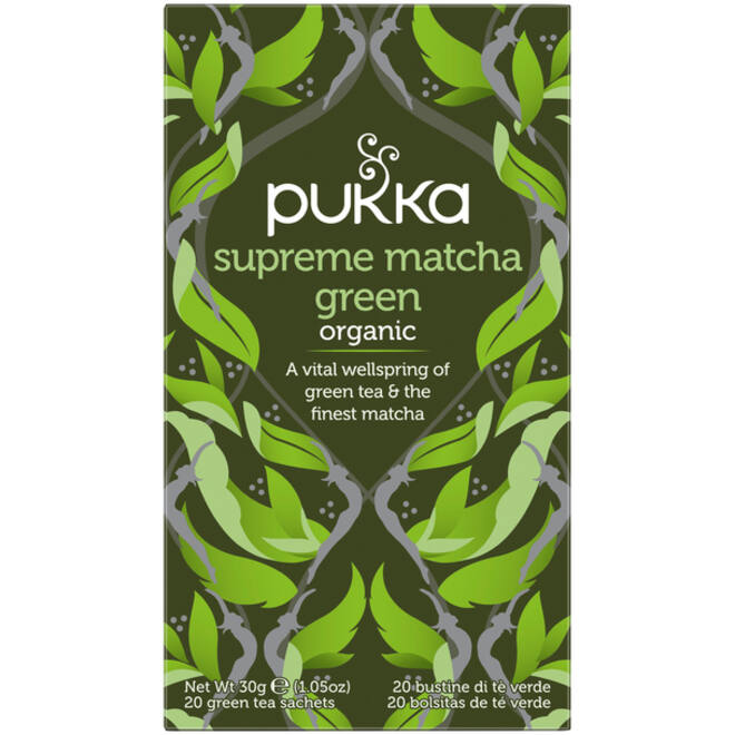 Thee Pukka supreme matcha green tea 20 zakjes