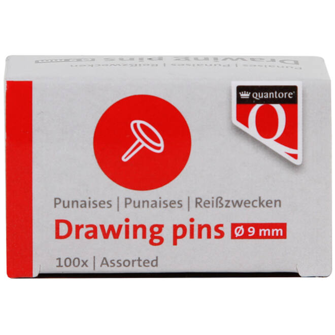 Punaises Quantore 100 stuks assorti