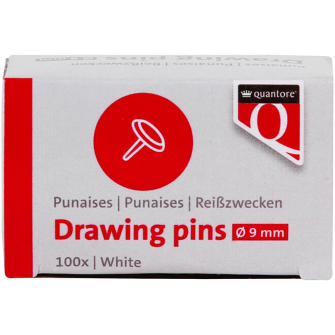Punaises Quantore 100 stuks wit