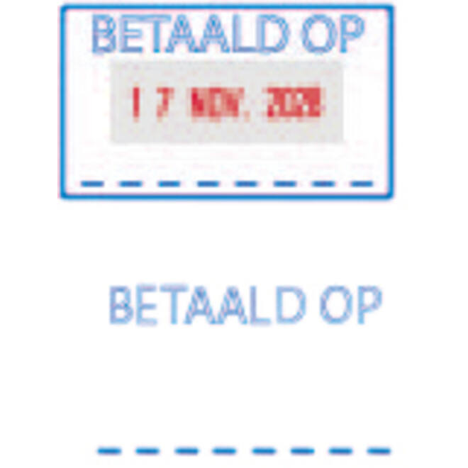 Datumstempel Trodat Printy 4750 betaald op